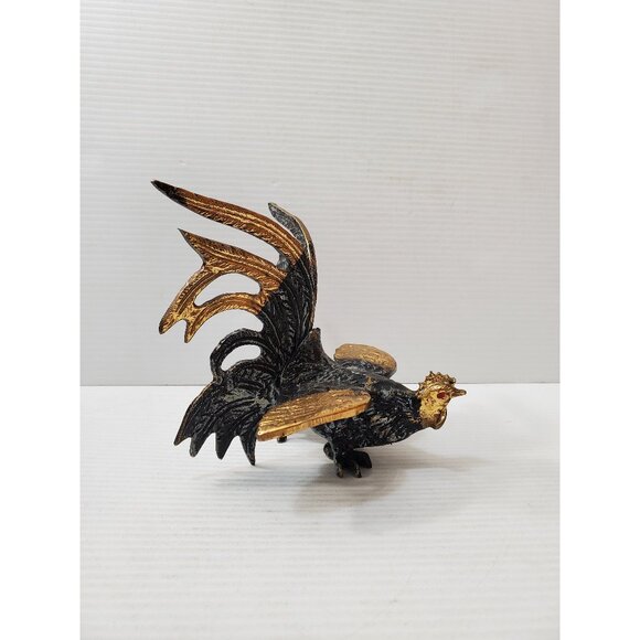 Other - vintage French rooster, brass rooster, old Brass rooster, antique rooster,